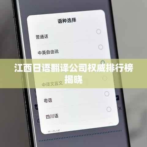 江西日语翻译公司权威排行榜揭晓