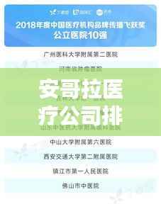 安哥拉医疗公司排名揭晓,权威榜单揭秘顶级医疗机构!